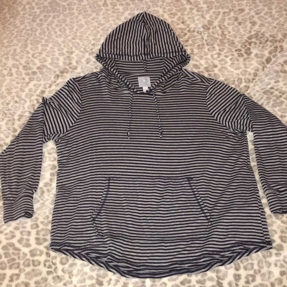 Sunday Pullover Hoodie Navy & Gray - Size XL